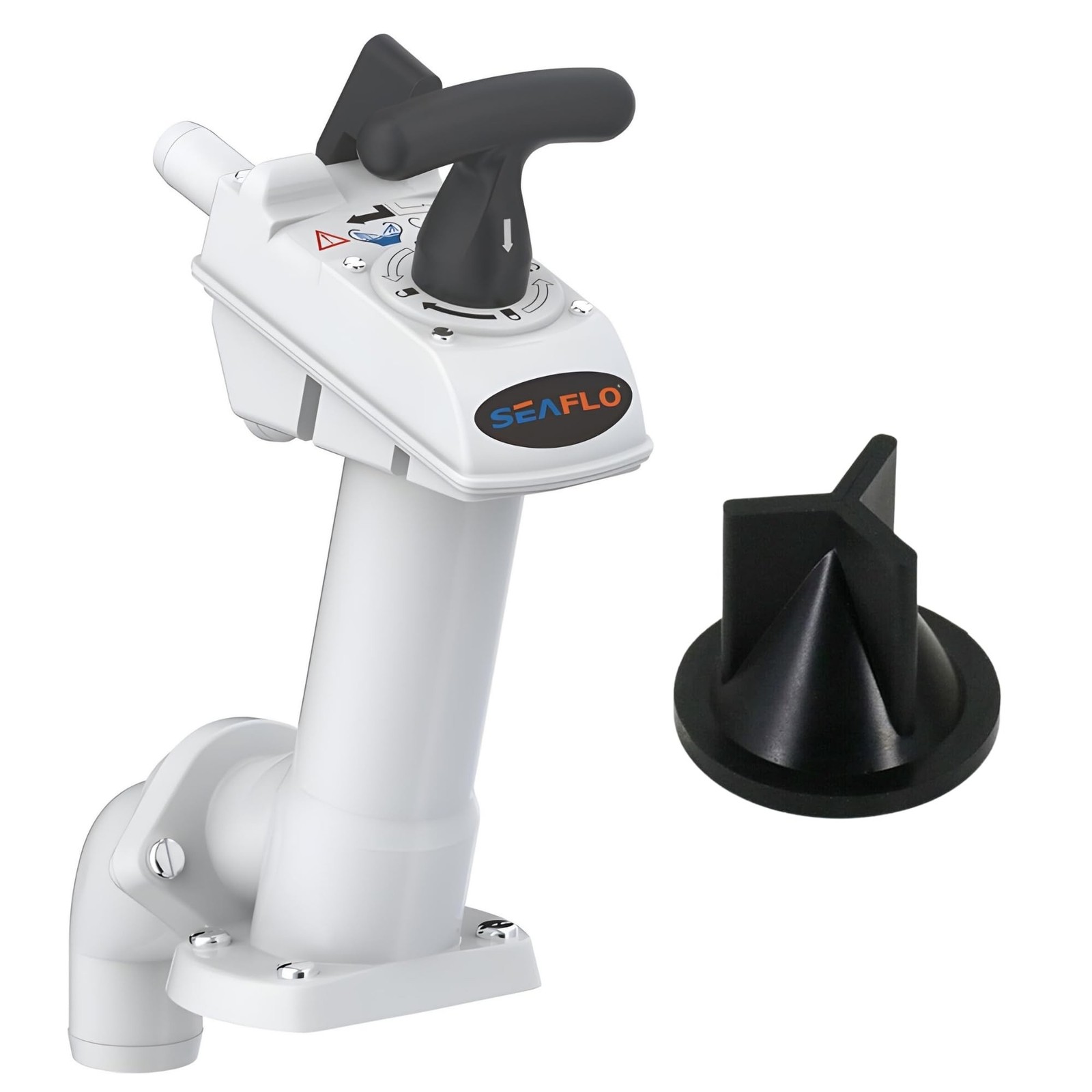 SEAFLO Manual Toilet Pump Flush Handle Kit – Compatible with SEAFLO and JABSC…