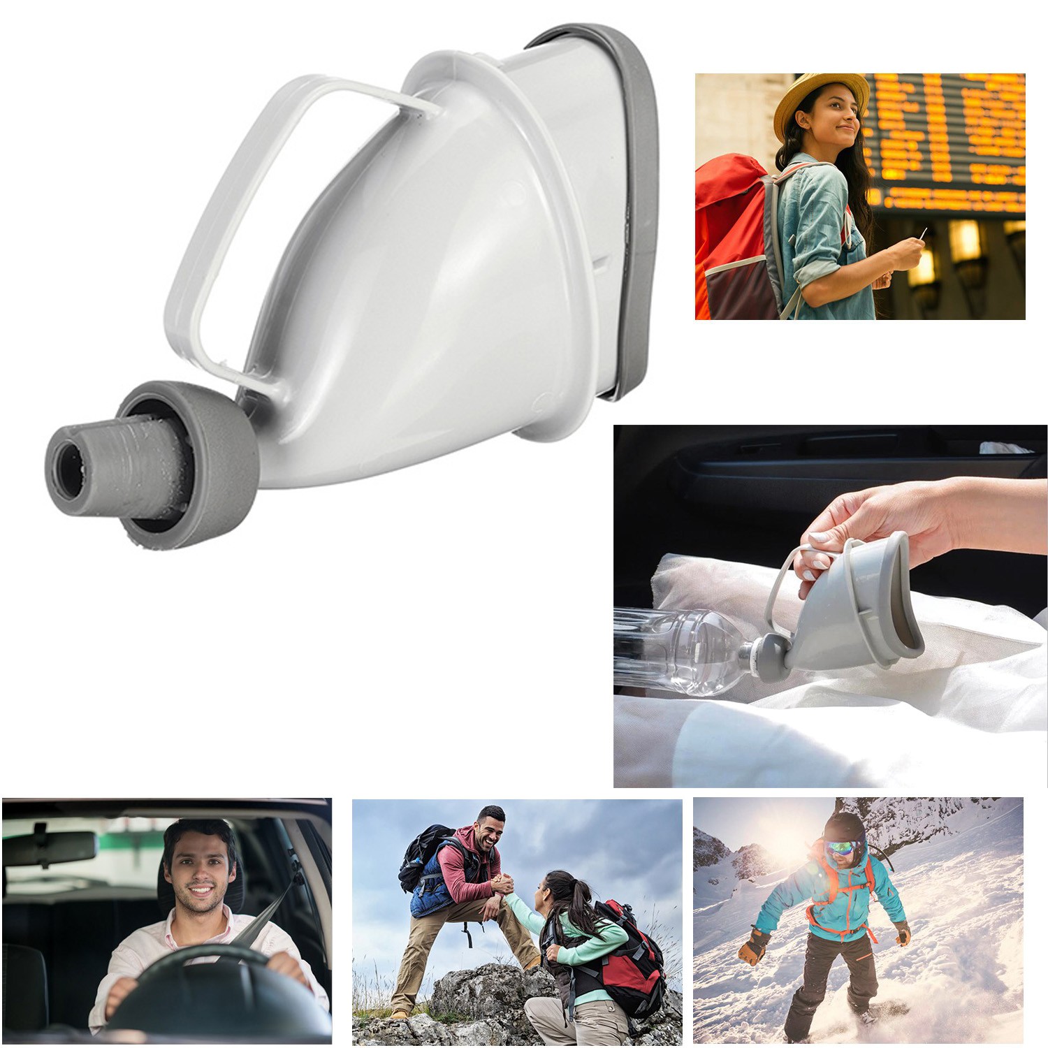 Unisex Female Male Reusable Urinal Device Mobile Toilet Camping Pee Outdoor