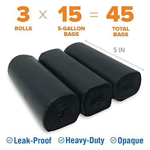 Better Boat 45 Portable Toilet Bags for Camping Boating Outdoors 100%