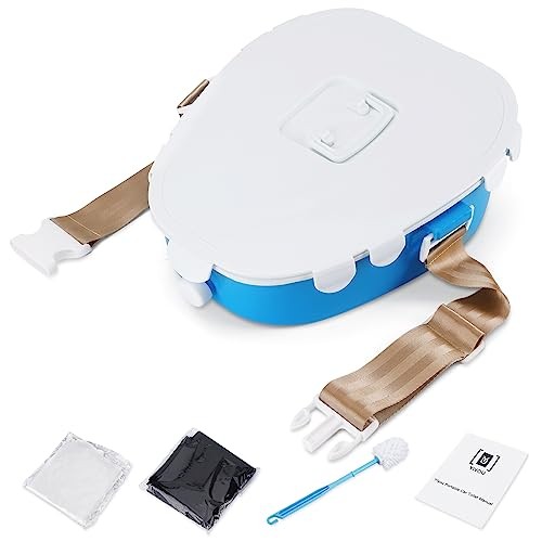 Portable Car Toilet-mobile emergency Toilet Urinal,portable potty for Blue