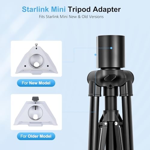 Starlink Mini Tripod Mount Height Adjustable Lightweight Tripod with Aluminum