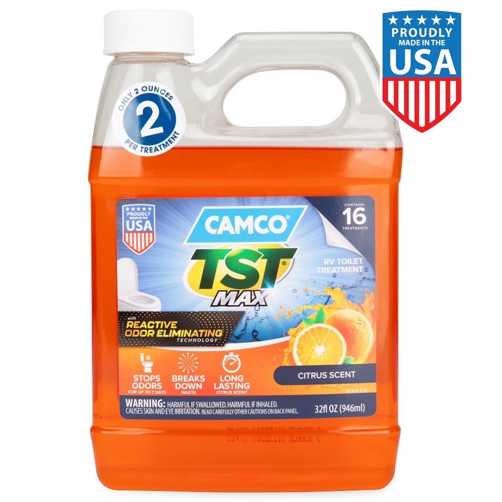 TST MAX RV Toilet Treatment, Ultra-Concentrated Formula, 32oz, Orange (41192)