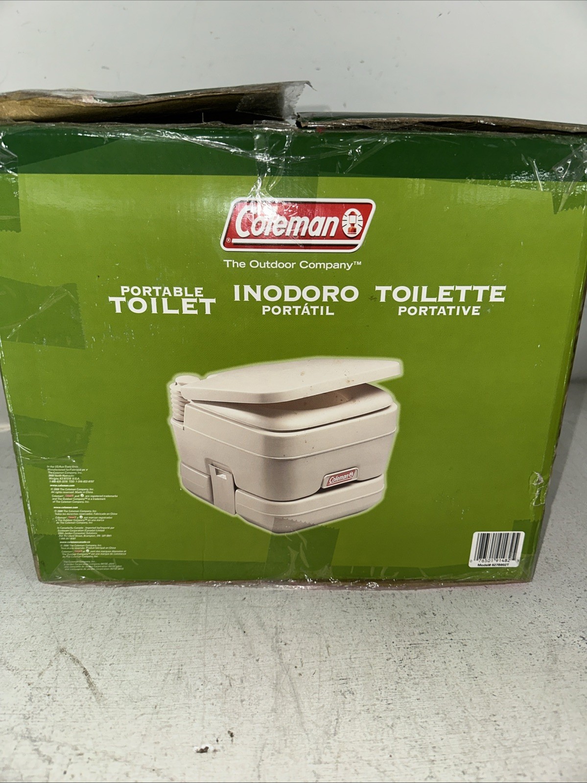 Coleman Portable Flush Toilet 3.2 Gallon Camping Gear 827-802T