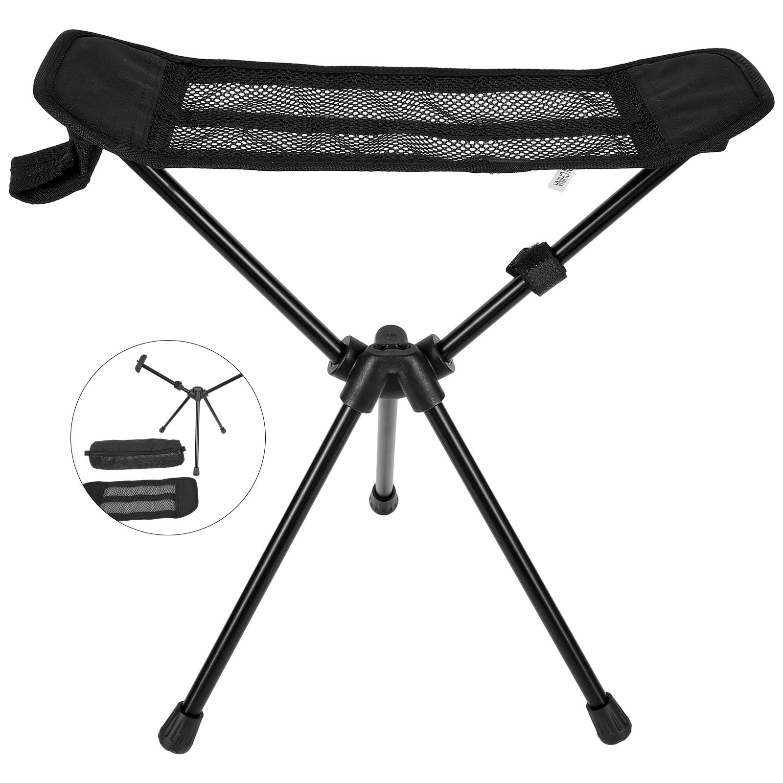Camping Chair Foot Rest Chair Leg Rest Travel Fishing Foldable Chair Stool
