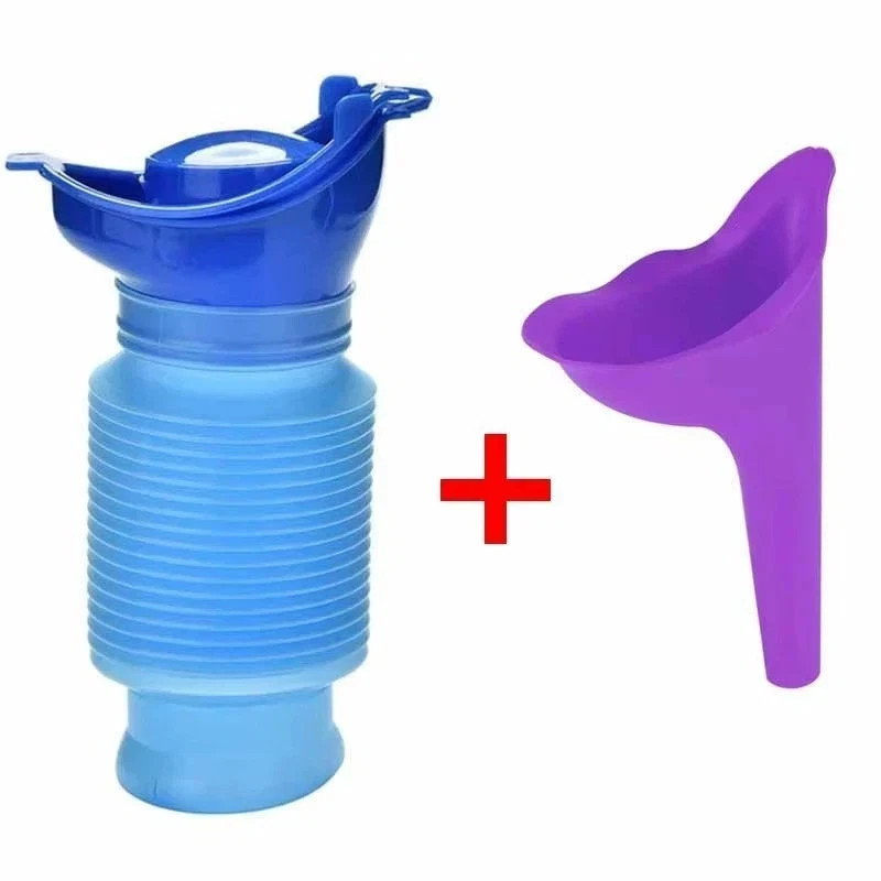 Male Female Portable Urinal Travel Camping Car Toilet Pee Bottle Emergency Kit