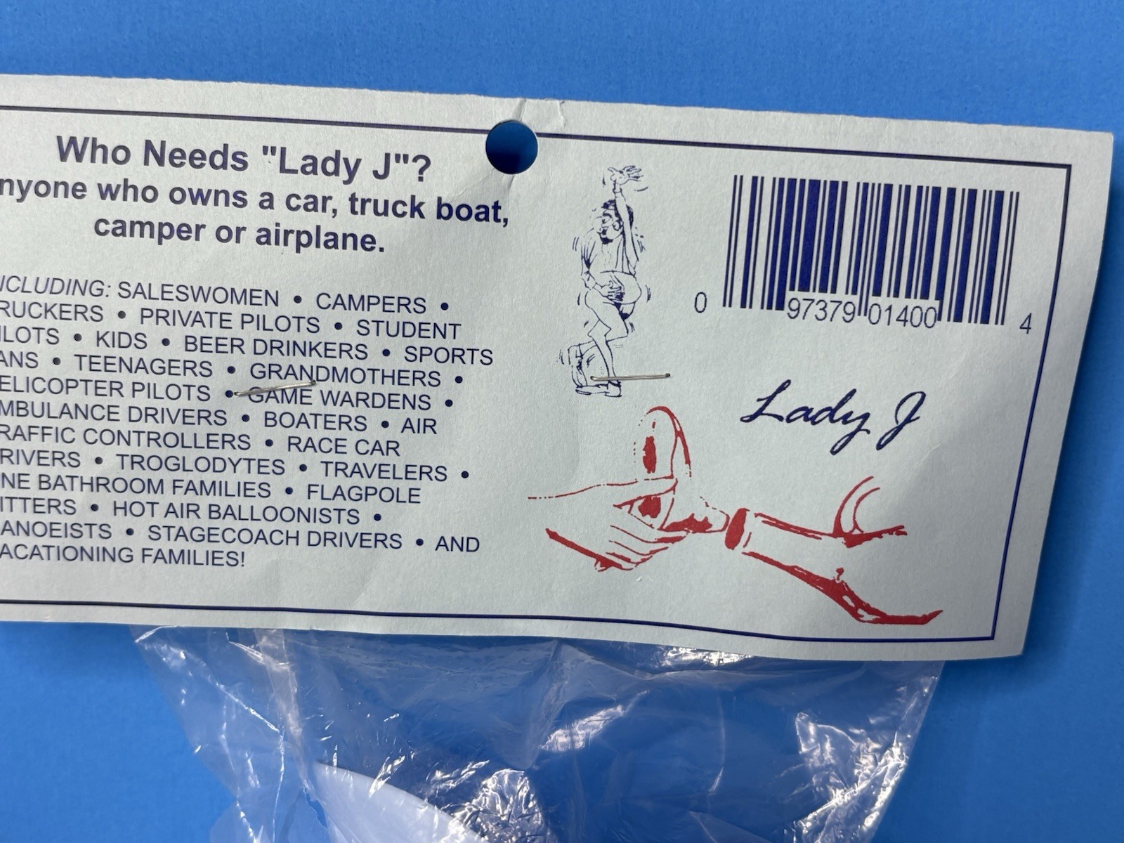 Lady J Female Urinary Director Device for Camping Travel Medical Needs NEW VTG