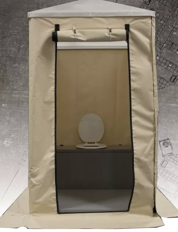 Western Shelter Systems Single Stall Portable Relief Station Toilet multiple use