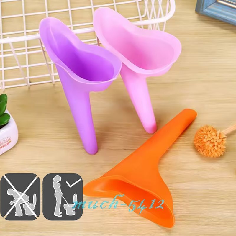 3PCS Portable Female Stand Up Toilet Can Plastic pee Urinal Director Funnel
