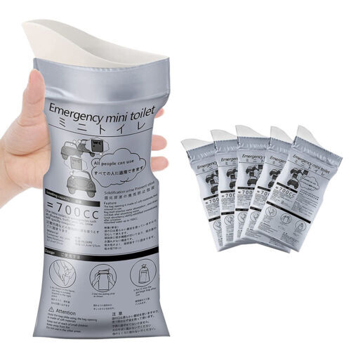 20x Unisex Disposable Emergency Portable Urine Bags Car Urine Bag 700ml Toilet