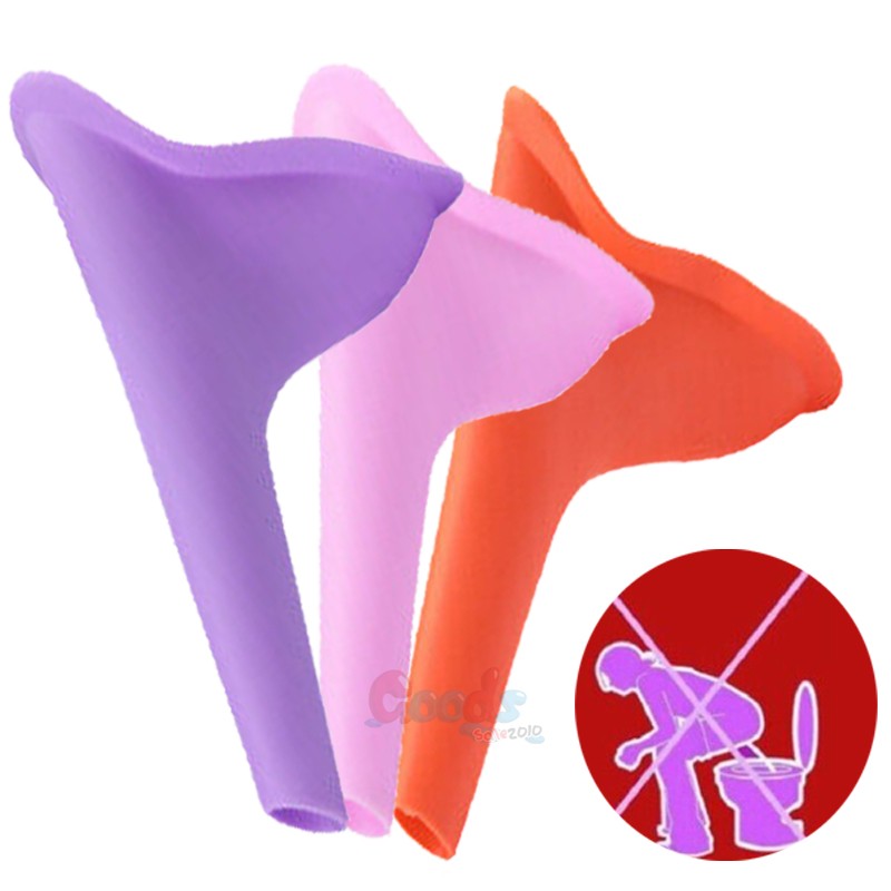 3PCS Portable Female Girls Urinal Funnel Camping Travel Toilet Stand Pee Device