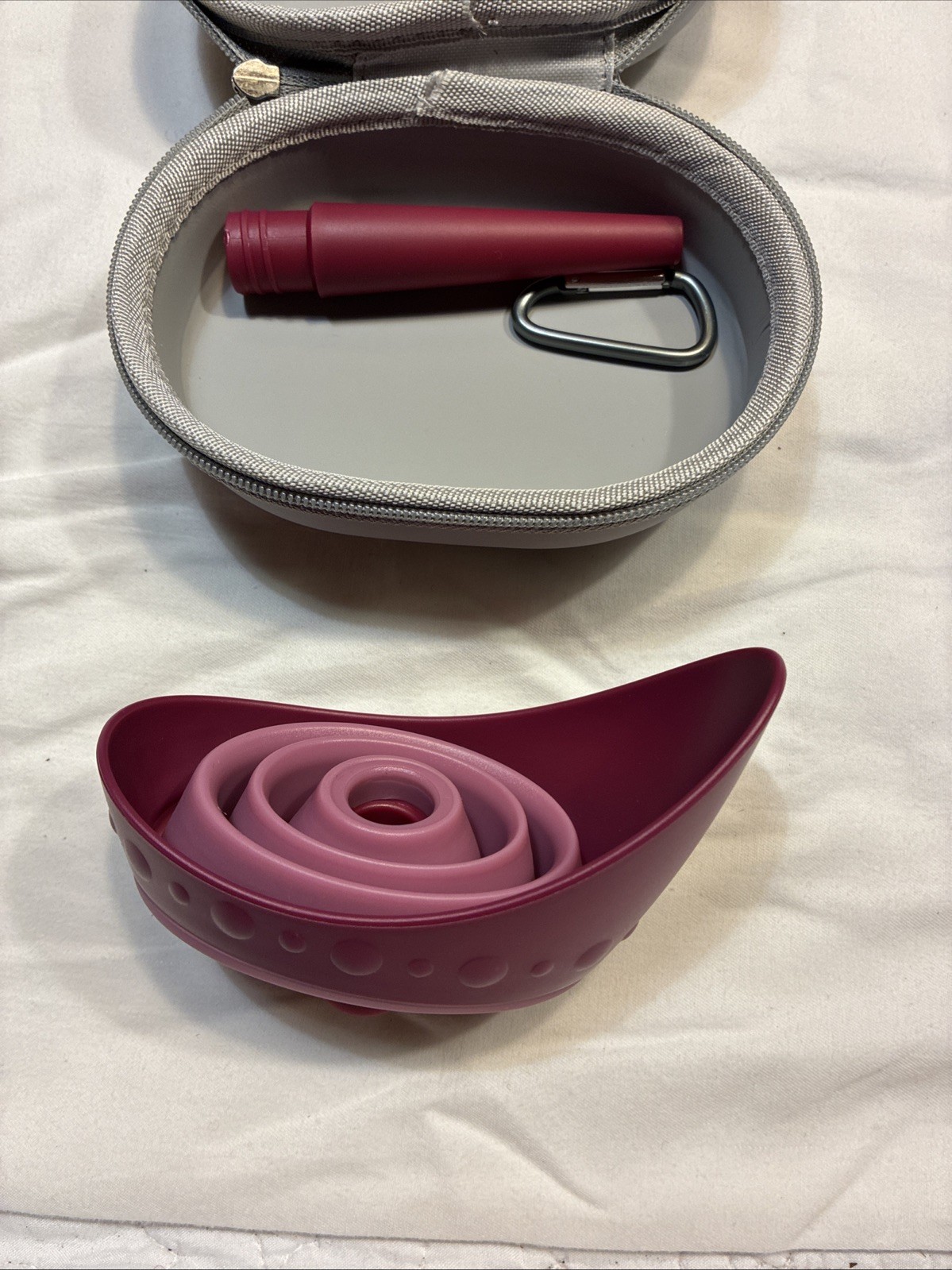 TRIPTIPS Portable Female Urination Device Travel Case Purple Foldable New In Box