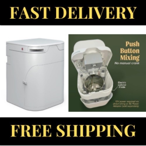 Origin 12V Electric Composting Toilet Grade Compact, Odorless, Off-Grid Solution