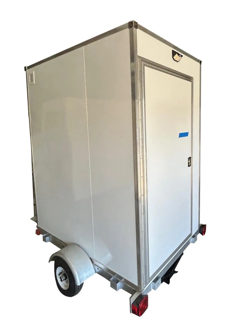 Single Portable Restroom with Waterless Incinerating Toilet No more pump out