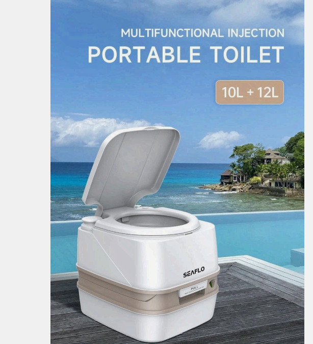 SEAFLO 3.2 Gallon (12L) Premium Portable Travel Toilet SFPT-12-03 FREESHIPPING