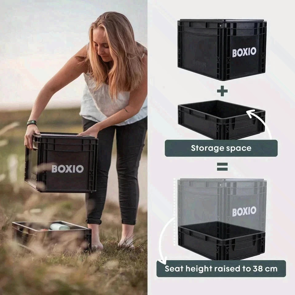 BOXIO TOILET MAX+ Portable Camping Toilet Kit – Complete Starter Set FS USA