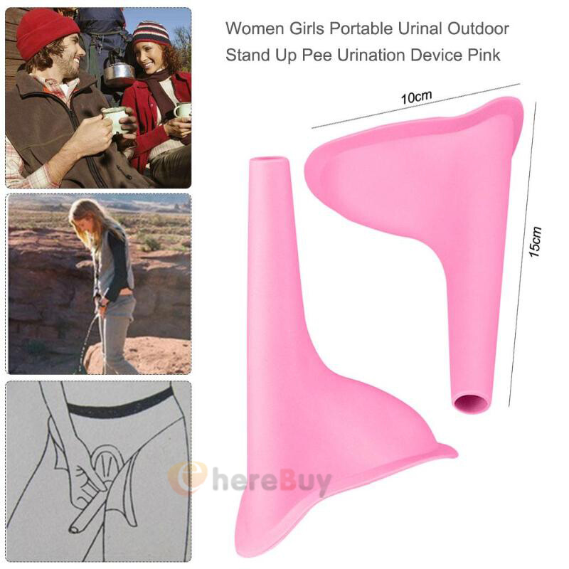 Portable Silicone Women Urinal Outdoor Female Urinal Funnel Stand Up Pee Urinati
