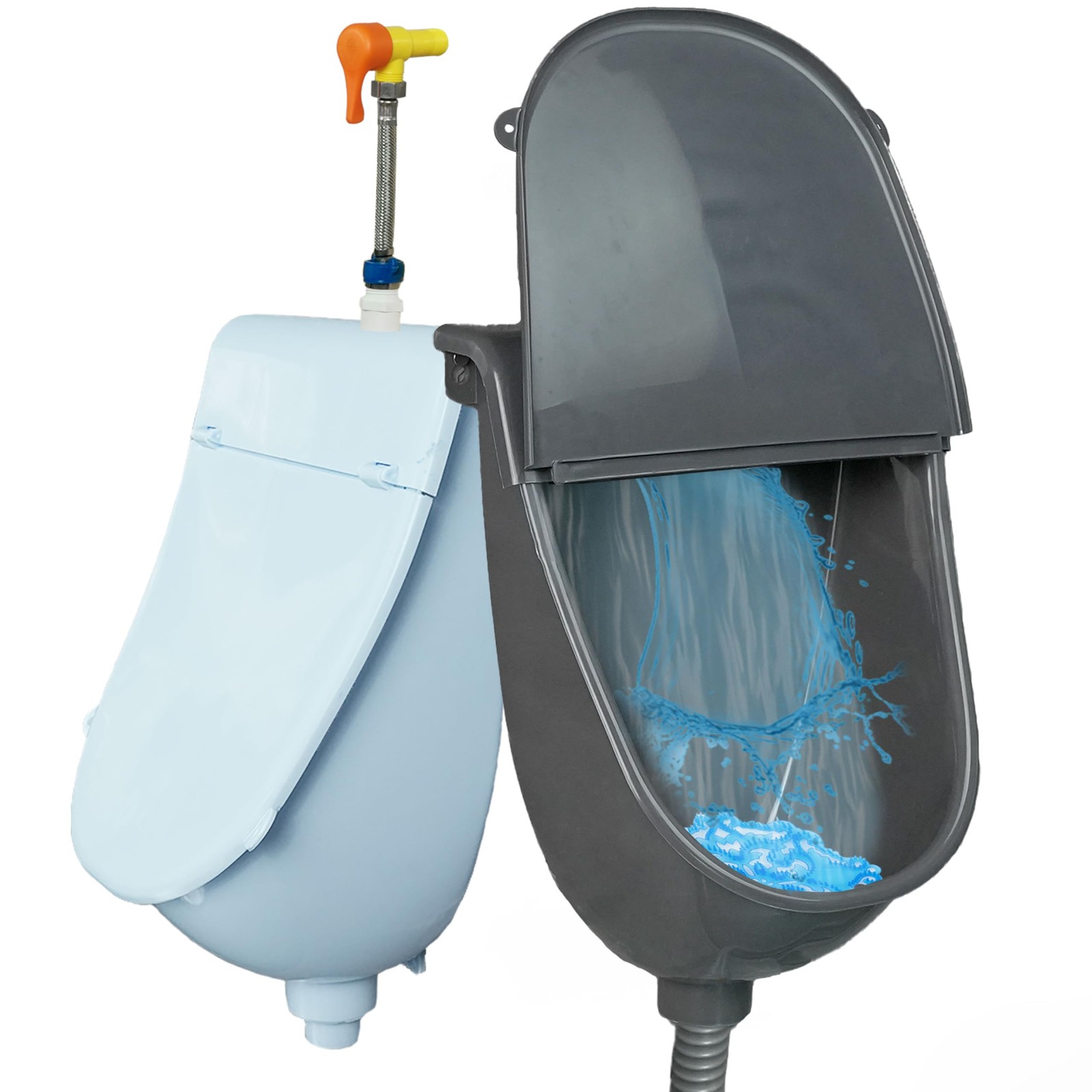 Wall Mounted Commercial Urinal With Hinged Cover Bathroom Washout Urinal for …