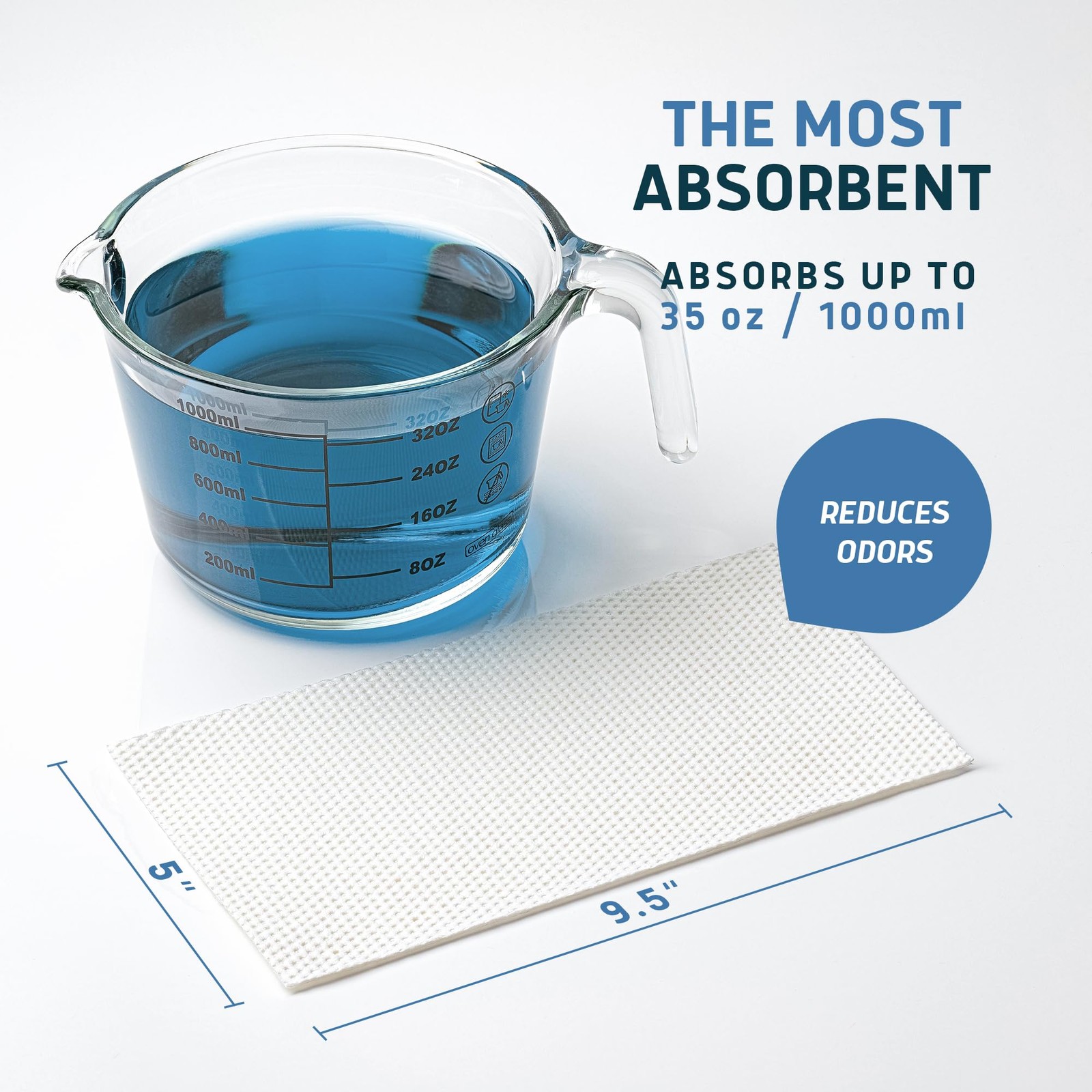 Lunderg Super Absorbent Commode Pads Medical Grade Value Pack 100 Count for…