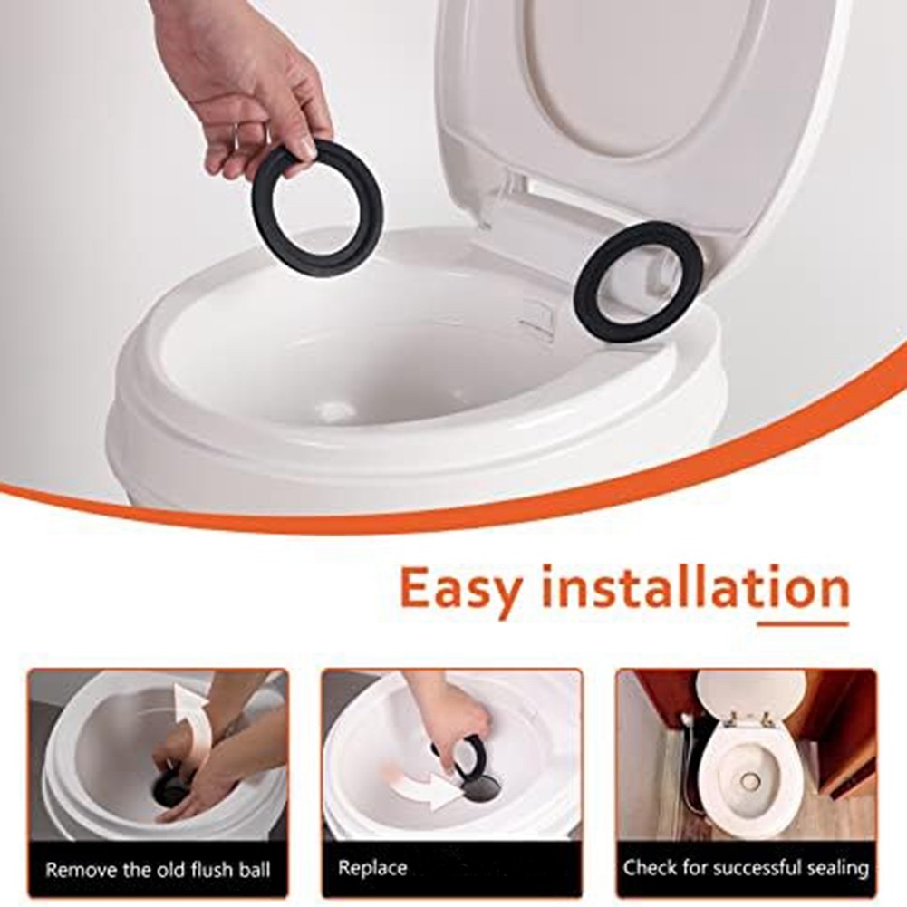2Pcs RV Toilet Seal Kit Perfect Replacingfor 300/310/320 RV Toilet Parts2716