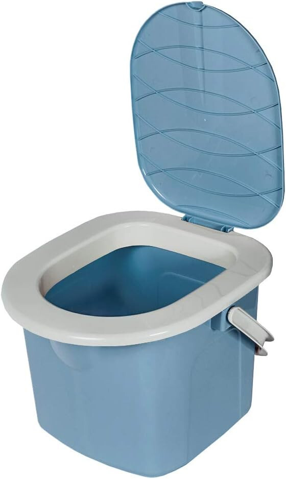 Mobile Campingtoilette Tragbares WC Camping Toilette Outdoor Klapptoilette X49