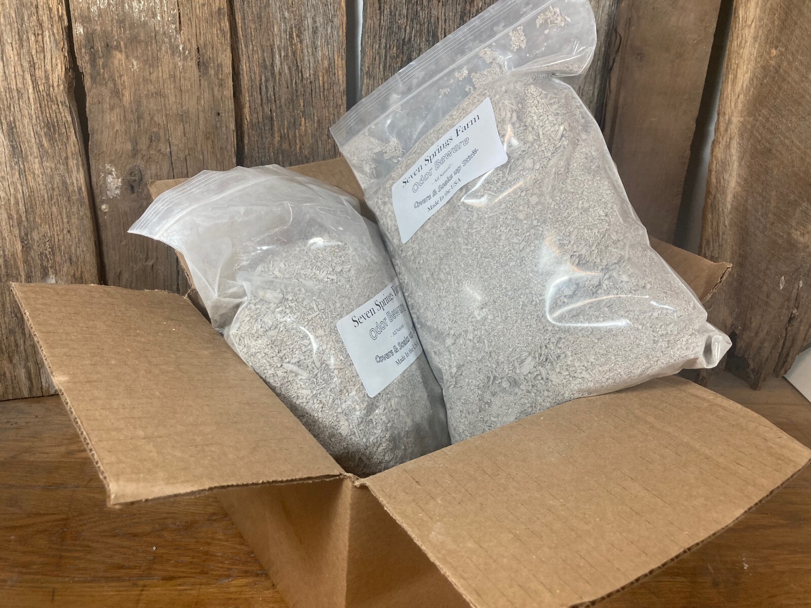 All Natural Compost Toilet Odor Neutralizer Cover Material Soaks Liquids, Gases