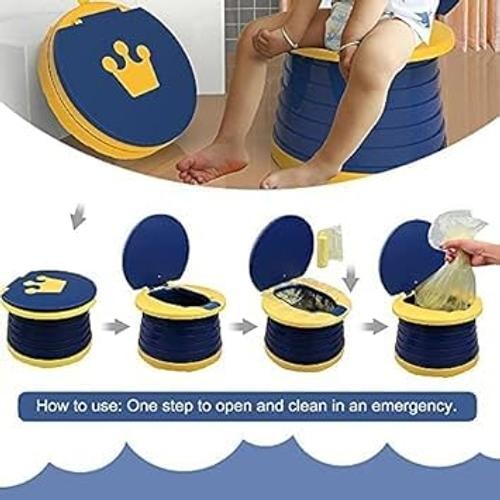 portable, foldable potty seat for toddler, Training Toilet Seat Small Blue
