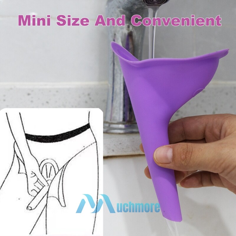 3x Portable Female Ladies Urinal Funnel Camping Travel Toilet Stand Pee Device
