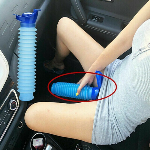 Portable Urinal 750ml Male Female Unisex Travel Camping Car Toilet Pee Bottle