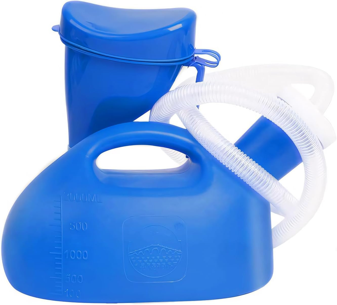 Portable Urinal for Women & Men, Urinal Bottle Spill Proof Bedside Urinals 2000