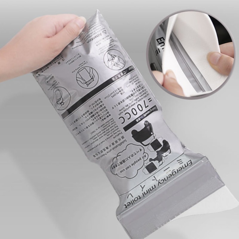 1/4Pcs 700 ml Emergency Portable Car Urine Bag Vomit Bags Mini Toilet Emergency,