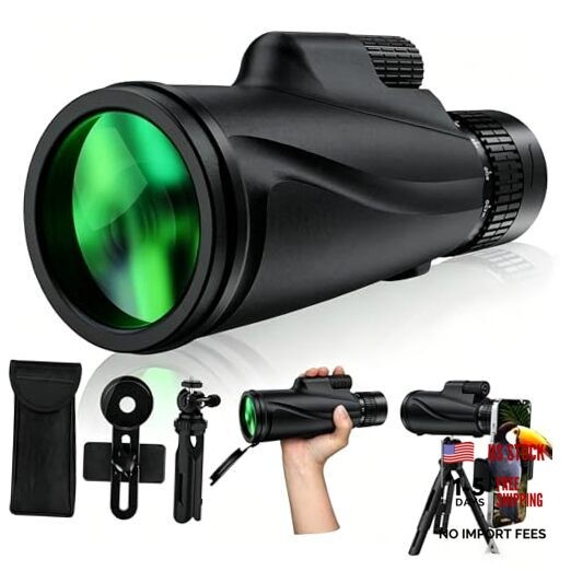 Monocular-Telescope 80×100 High Powered Monoculars High Definition for black