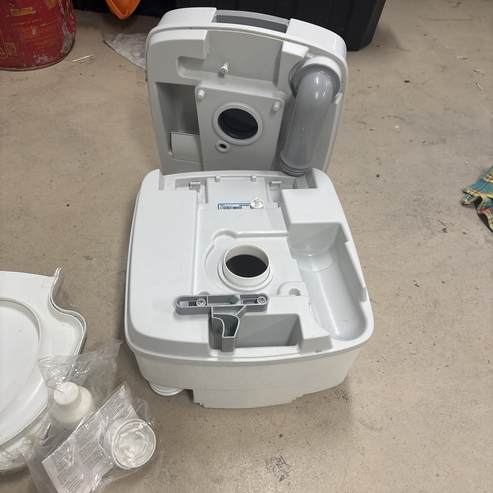 THETFORD 92820 PORTA POTTI 365 Portable Camping Toilet, RV Camper Trailer