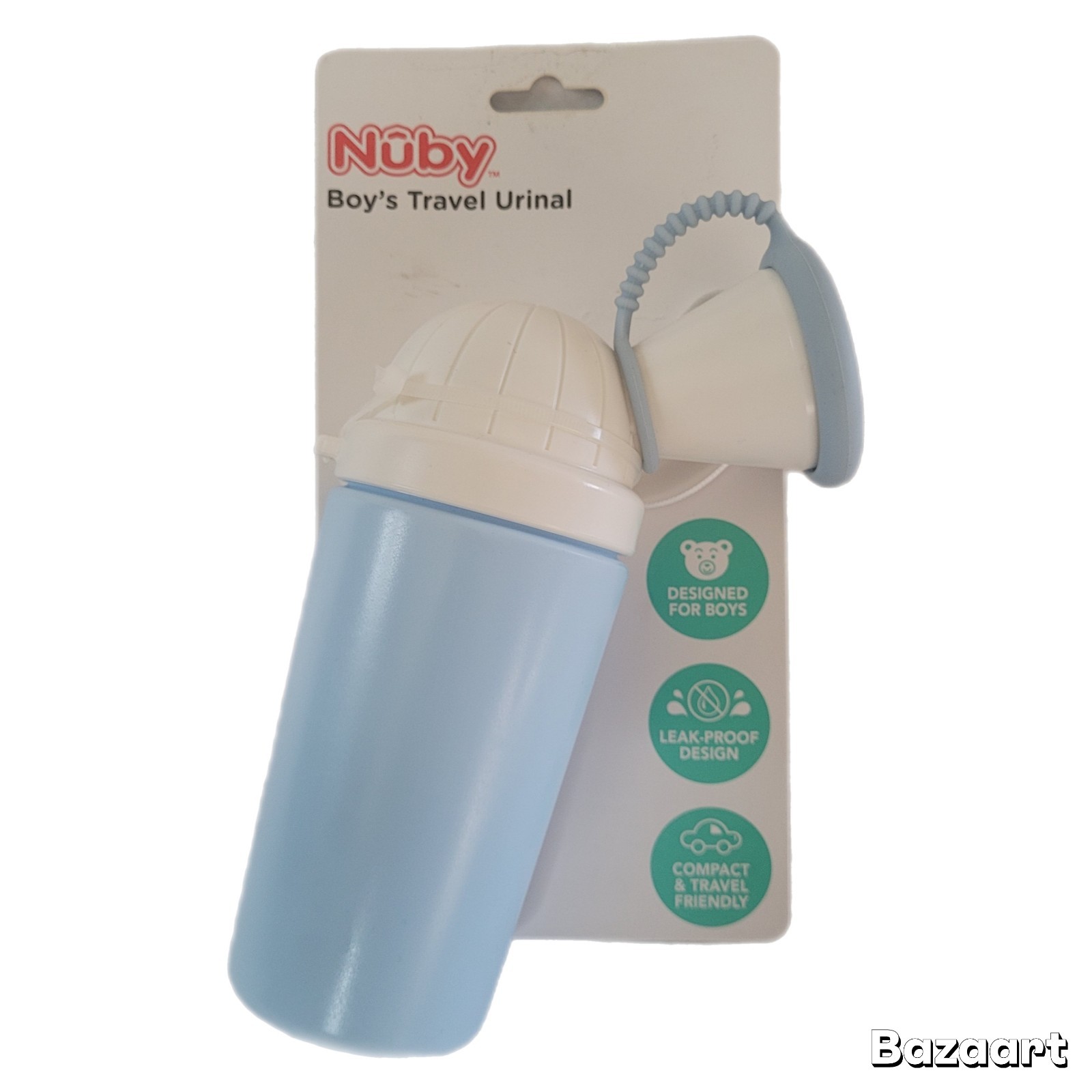 Nuby Travel Camping Potty Urinal For Boys Leak-Proof Portable Toilet Blue NEW