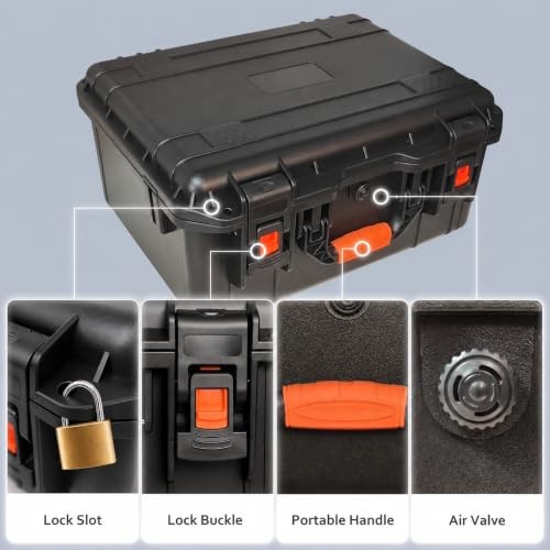 Portable Waterproof Starlink Mini Case with DIY Cutting Foam