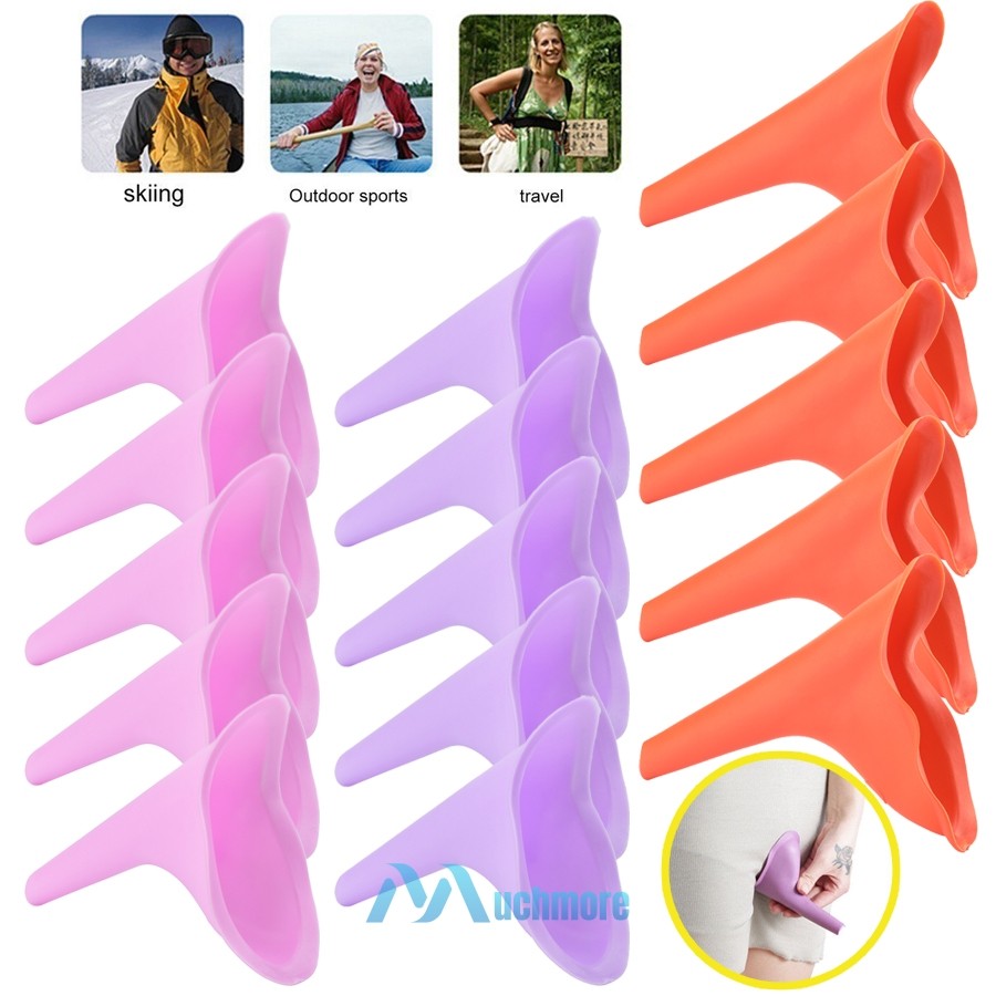 3~30pc Reusable Portable Urinal Women Female Travel Camping Travel Funnel Toilet