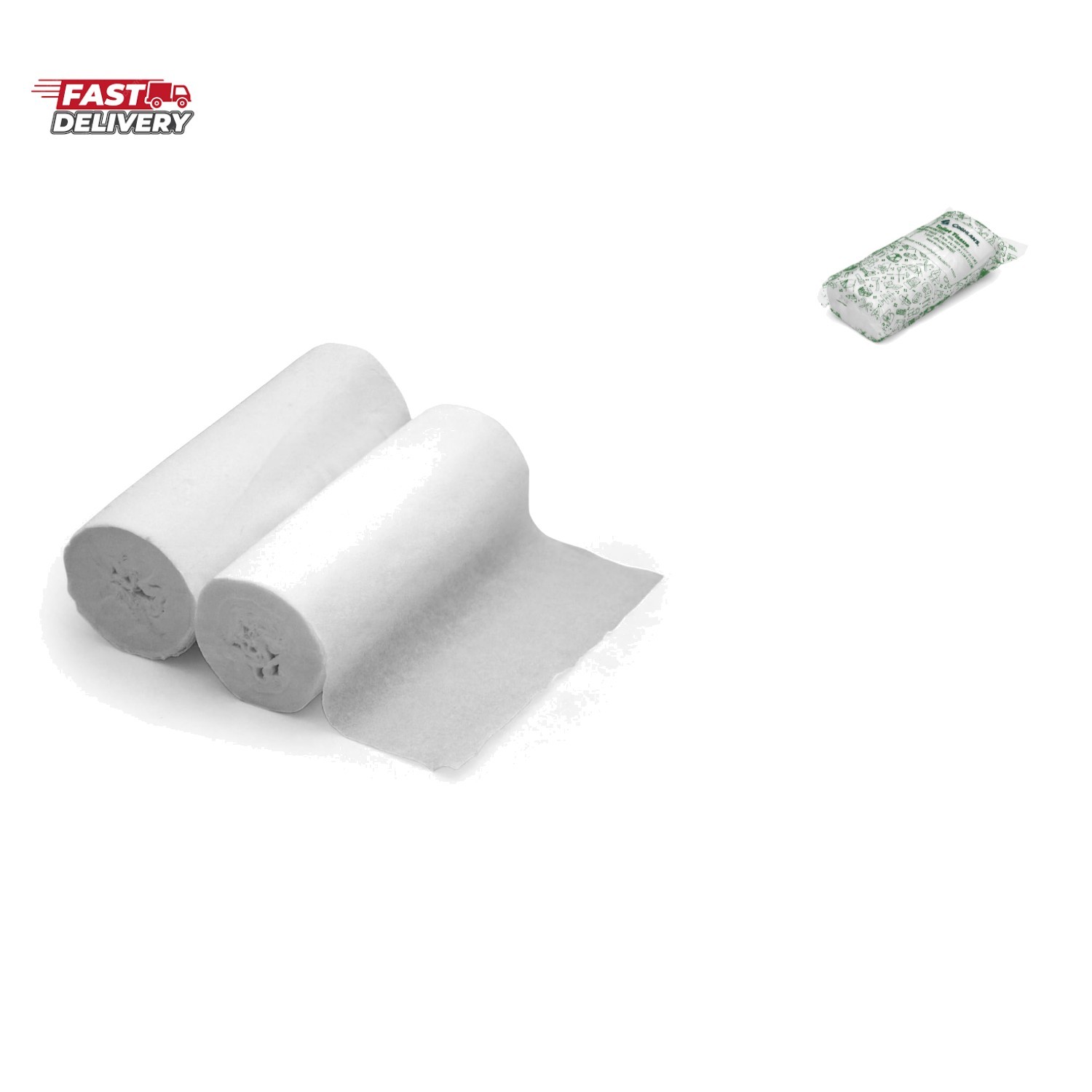 Coreless Portable Toilet Tissue