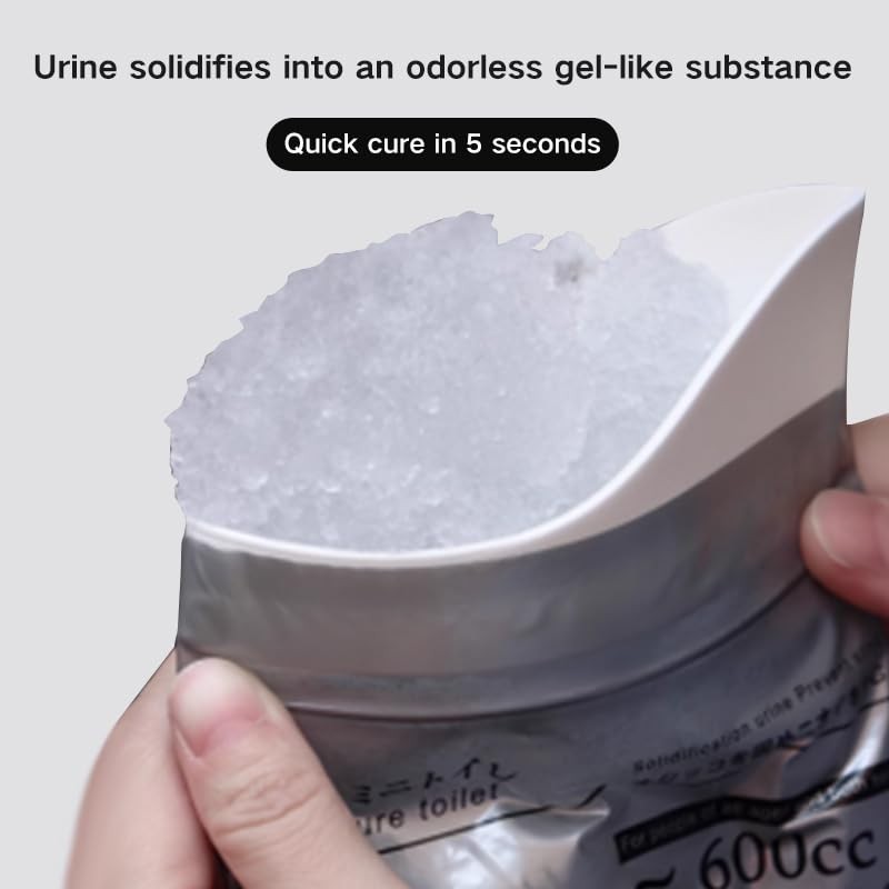 Disposable Urine Bag For Travel Mobile Emergency Toilet In Car 700 Ml Gel Urine