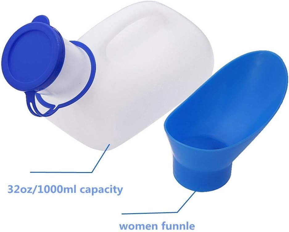 Lightweight Travel Urinal Kit – Unisex Design for Camping & Long Drives