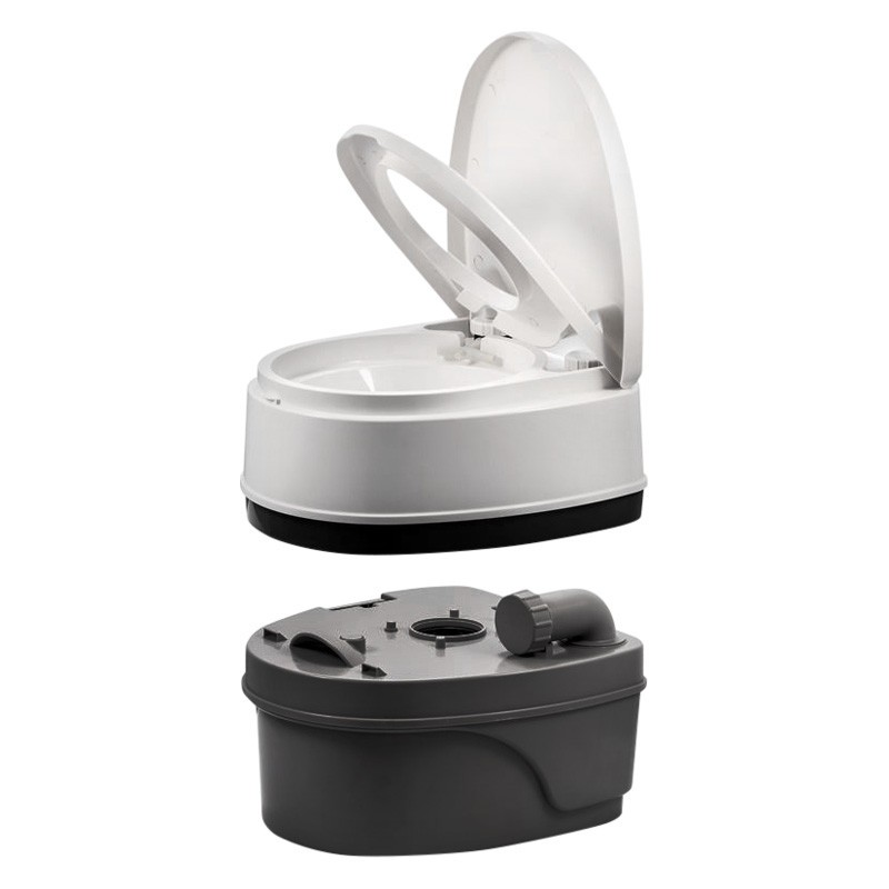 Camco 41545 White Plastic Travel Toilet 5.3 gal