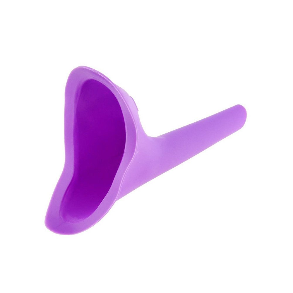 Women Urination Device Reusable Silicone Funnel Travel Driving Standing to Pee #