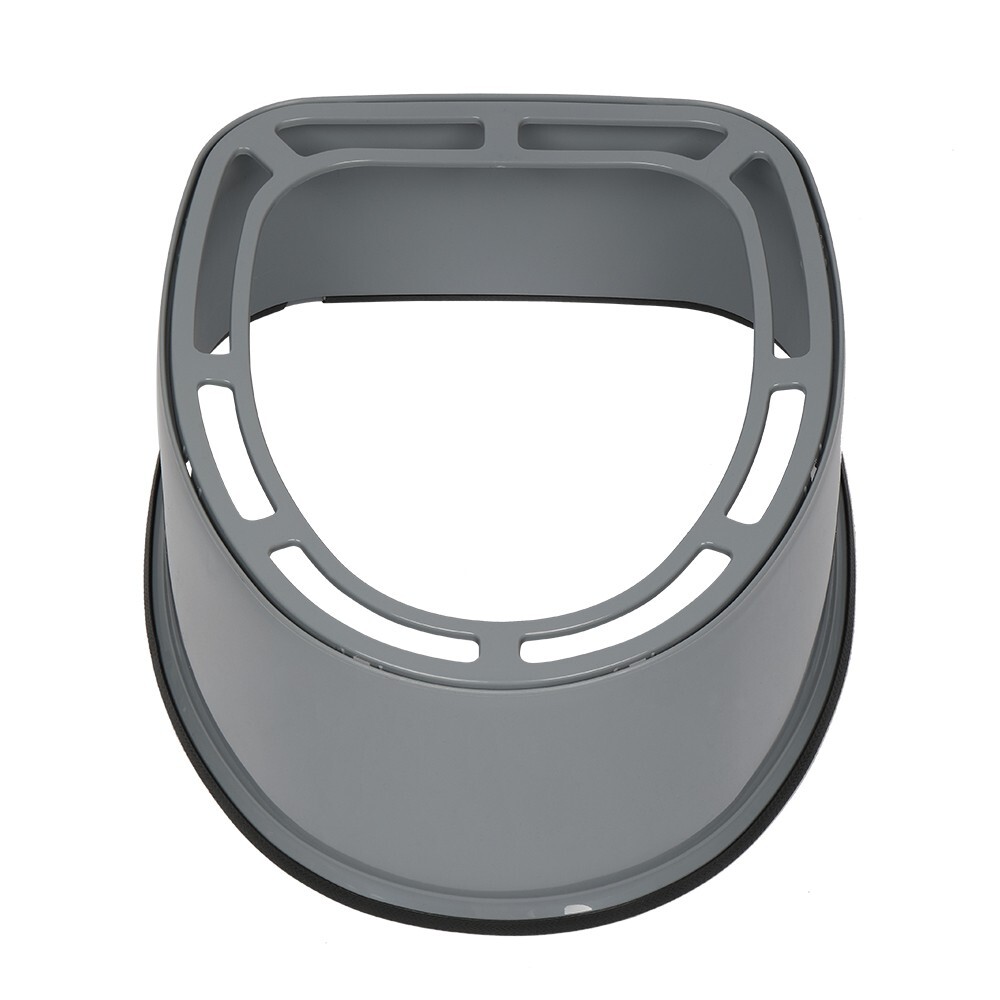 Grey Camping Portable Toilet Travel Outdoor RV Commode Potty+Tissue Box Non-Slip