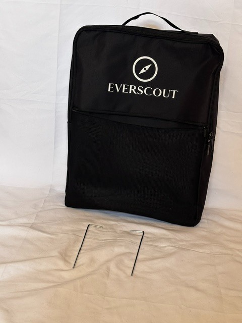 EverScout XL Portable Toilet 440lb Folding Camping Potty Carry Bag Adults