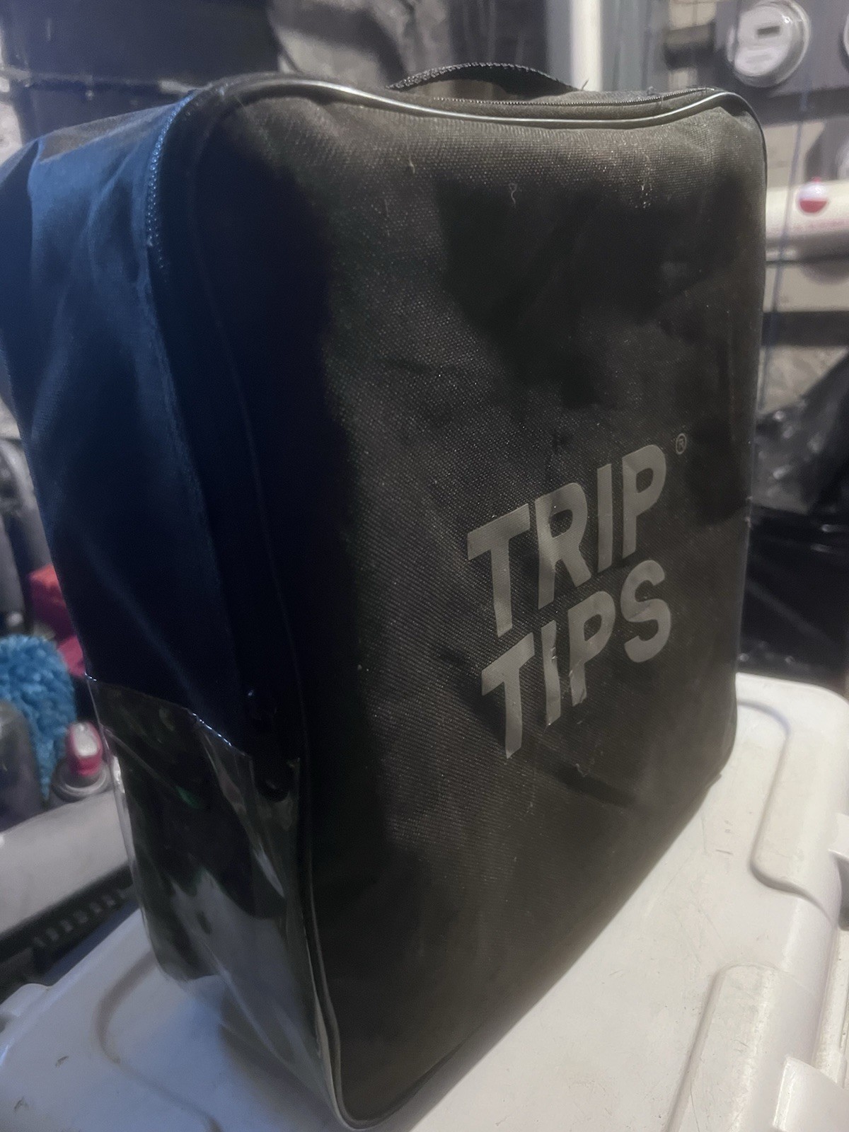 TRIP TIPS Portable Square Camping Toilet Black