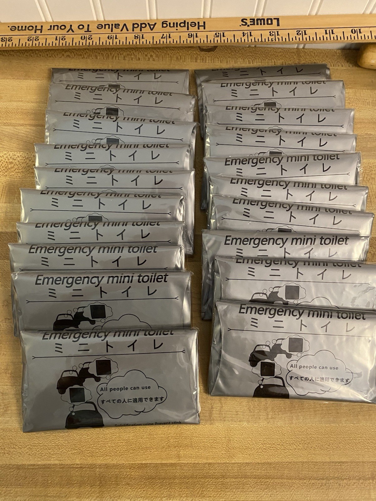 20 Pcs 700cc Urine Bag Emergency Mini Toilet Unisex Disposable Pee Vomit Size
