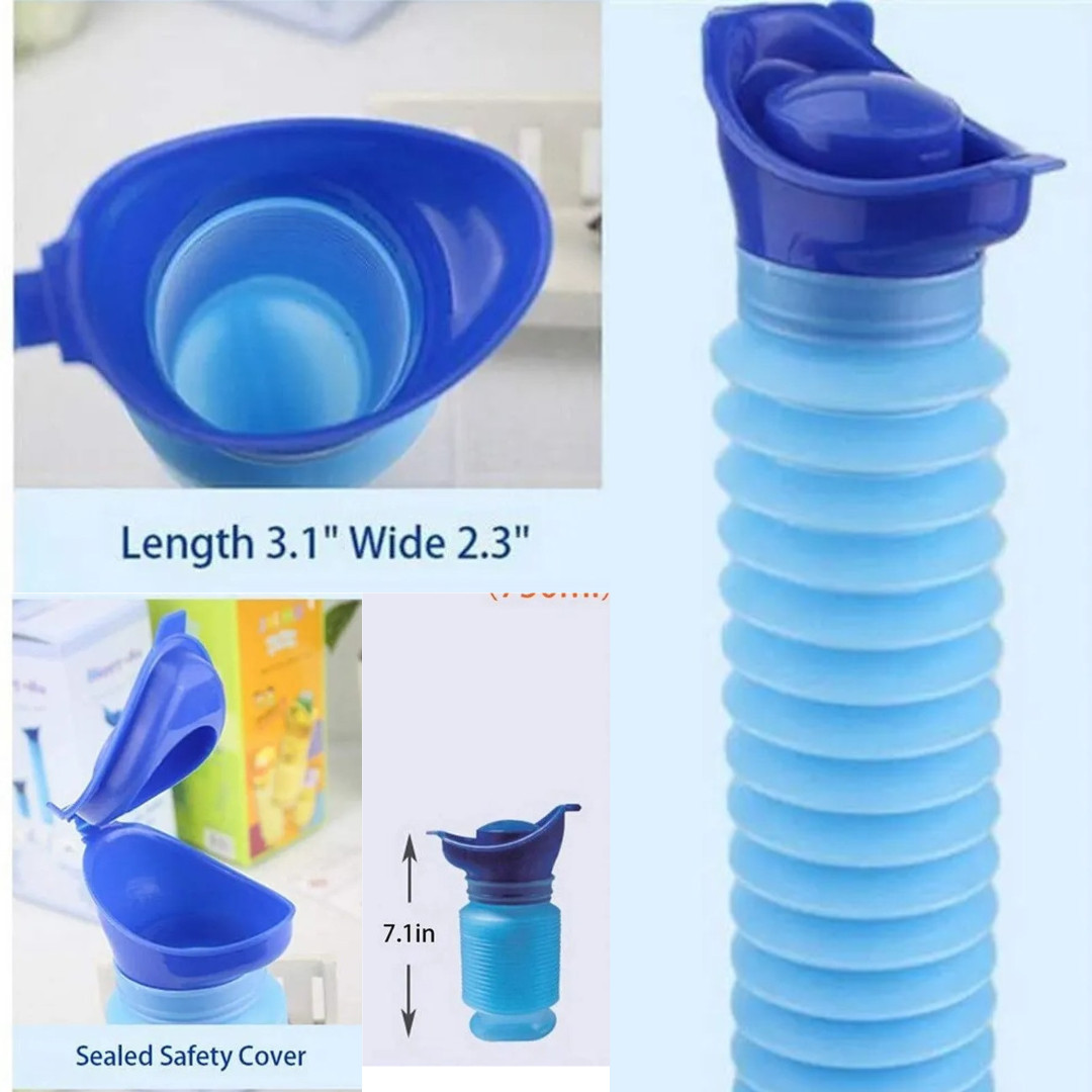Male Female Portable Urinal Travel Camping Car Toilet Pee Bottle Emergency Kit