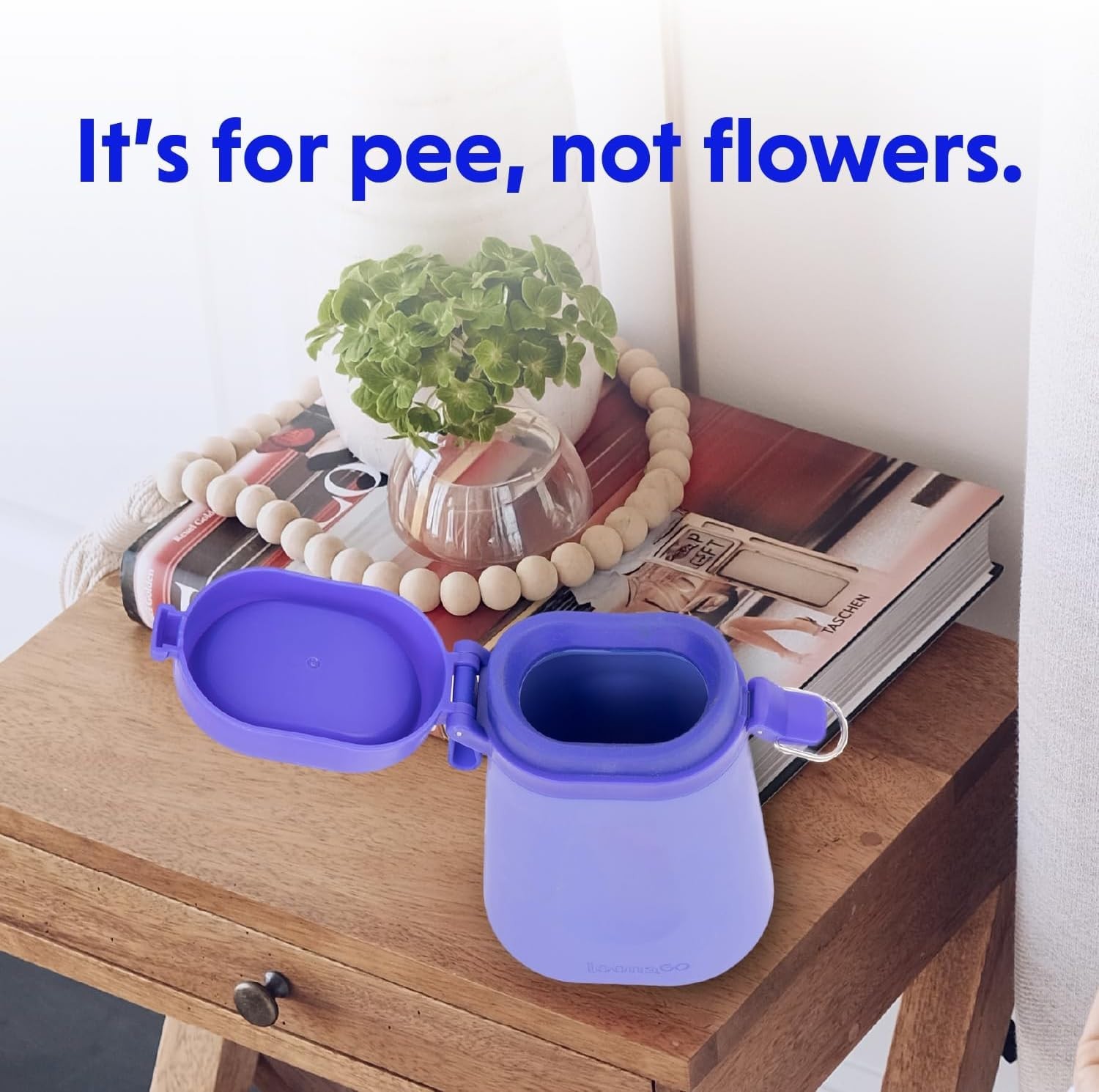 Comfortable LoonaGo Female Urinal – Portable Pee Bottle for Travel and Recovery