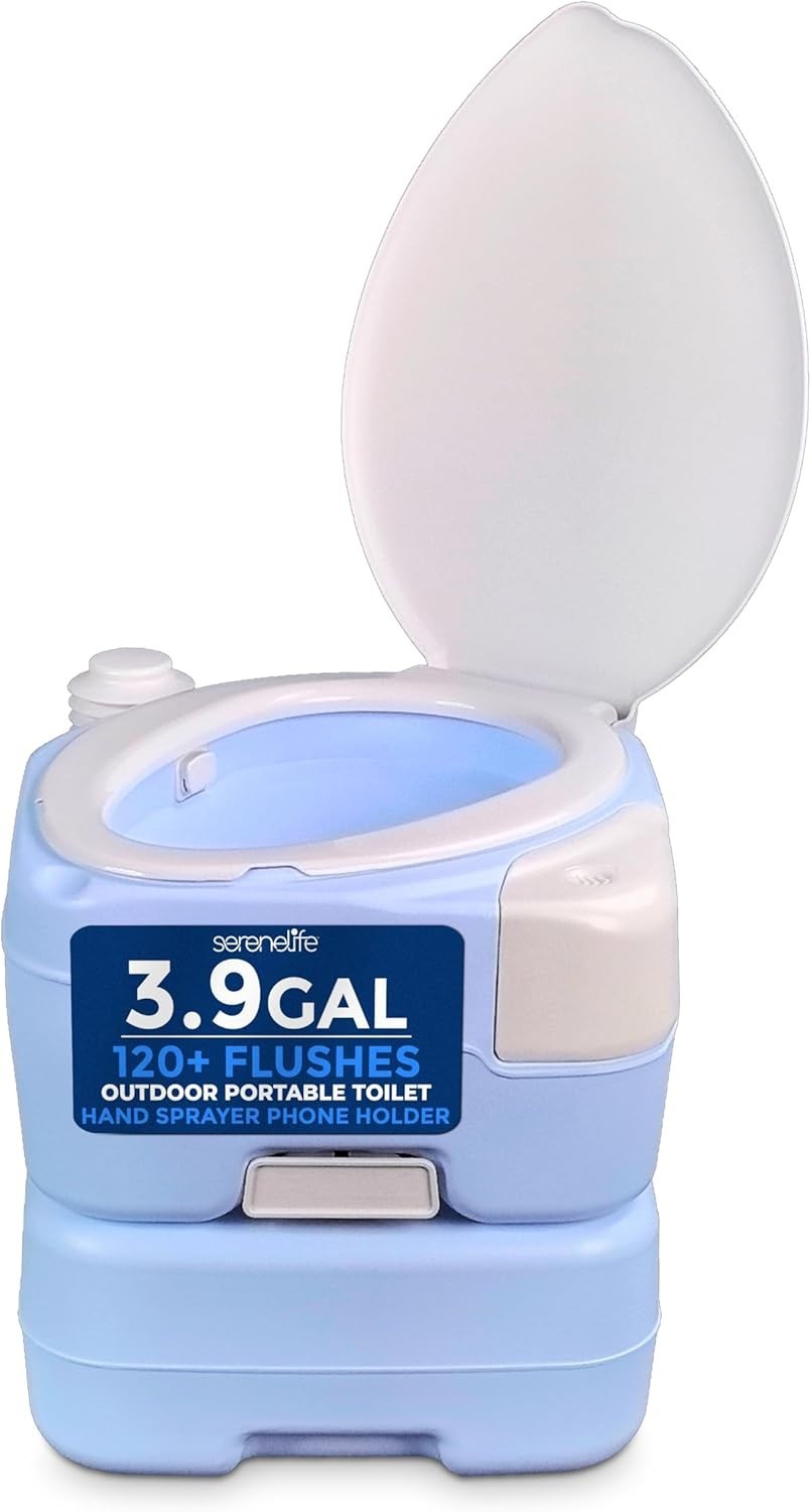 Compact Camp Toilet with Bonus Features