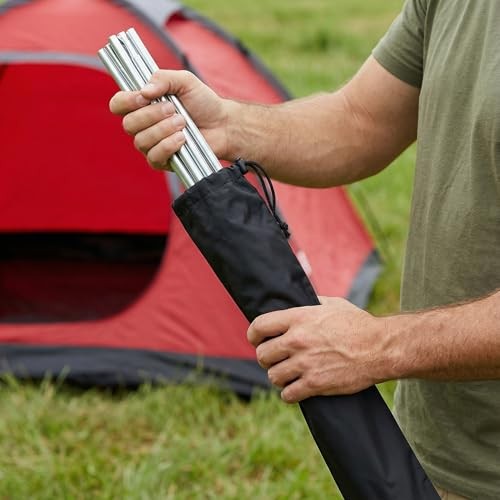 Tent Pole Storage Bags 4 Pack Portable Camping Organizer Pouches for Hiking