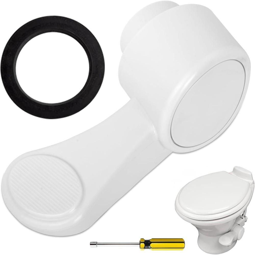 RV Toilet Foot Pedal Replacement Set Compatible with Dometic 300 310 311 320 321