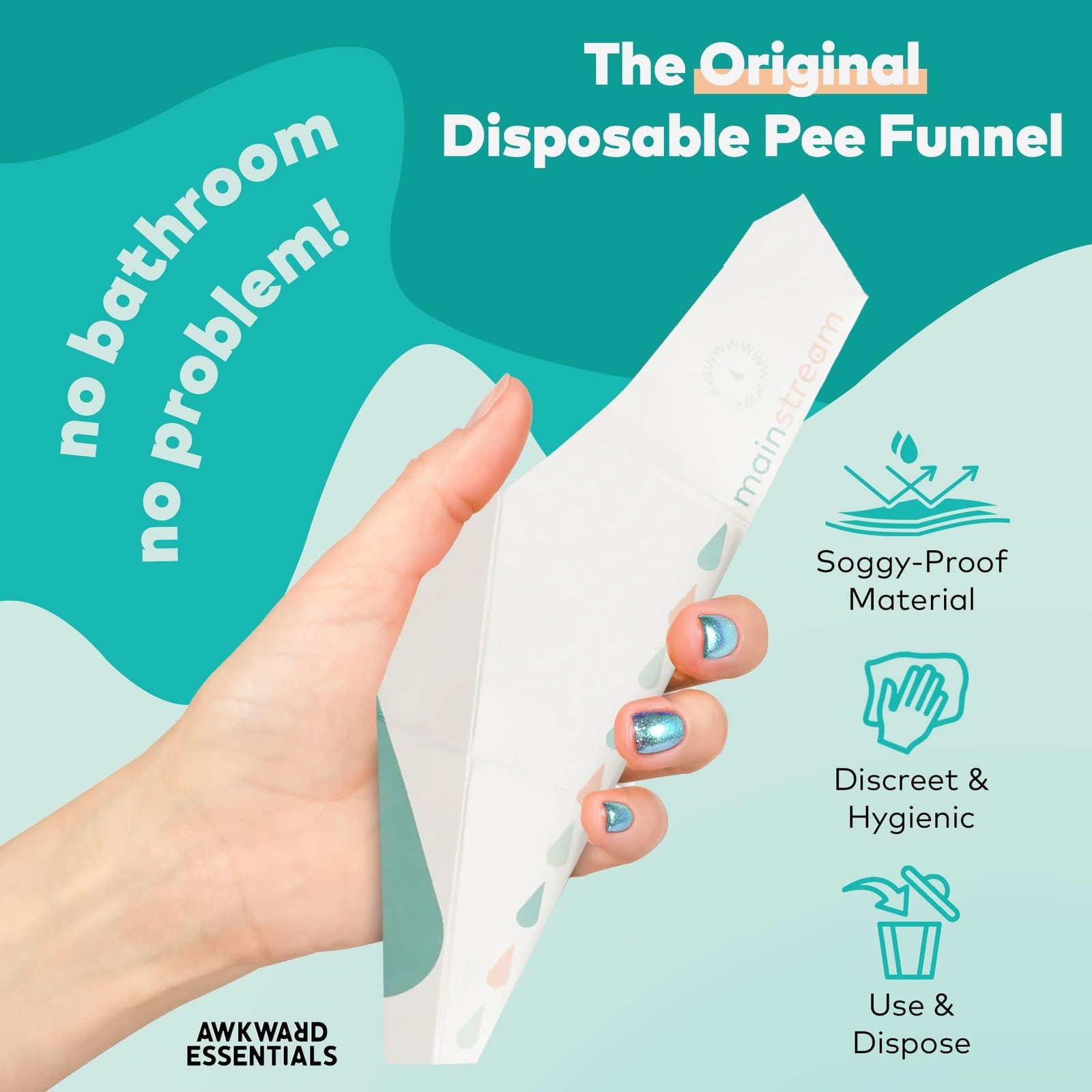 Disposable Female Urination Device, Pack of 10 Portable Urinal for Women, Tra…